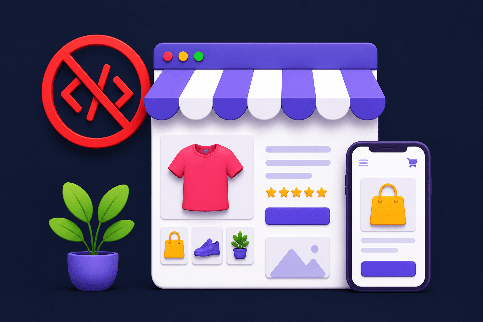 No-Code Online Store Builder